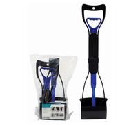 ASHLEY HOUSEWARES Long Handle Dog Cat Pet Pooper Scooper Poop Scoop Waste Jaw Grabber Dirt Pickup Easy Squeeze Trigger