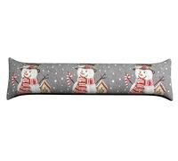 Ashley Mills Christmas Snowman Presents Red Home Draught Excluder Chenille Draught Stopper (Snowman Birdhouse)