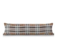Ashley Mills Christmas Snowman Presents Red Home Draught Excluder Chenille Draught Stopper (Tartan Check Beige)