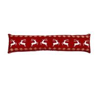 Ashley Mills Christmas Snowman Presents Red Home Draught Excluder Chenille Draught Stopper (Xmas Dancing Stag)