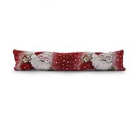 Ashley Mills Christmas Snowman Presents Red Home Draught Excluder Chenille Draught Stopper (Xmas Santa)