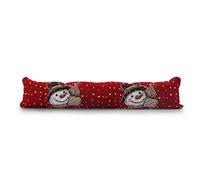 Ashley Mills Christmas Snowman Presents Red Home Draught Excluder Chenille Draught Stopper (Xmas Snowman Presents)