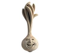 Ashley Mills Hazelmills Hand-Sculpted Vidalia Onion Garden Ornament, Cast Stone Weatherproof