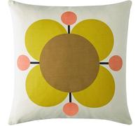 Orla Kiely Cushion - Atomic Flower Primrose - 100% Cotton 45cm x 45cm