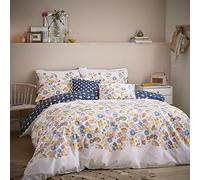 Ashley Wilde Cath Kidston Park Meadow Duvet Cover Set 100% Cotton (Super King Duvet Cover Set 260cm x 220cm)