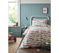 (Double, Multi) Cath Kidston Vintage Cars 220tc Cotton Children Reversible Duvet Cover Set