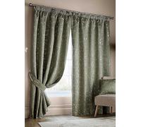 Ashley Wilde Hertford Pair of Lined Pencil Pleat Curtains Champagne