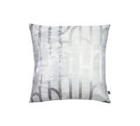 Ashley Wilde Meyer Modernist Inspired Foil Printed Cushion in Silver | Size: 50 cm x 50 cm Ashley Wilde Silver 50 cm x 50 cm
