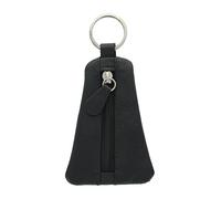Ashlie Craft Logo Keyring with zipped leather pouch ACK1 Black