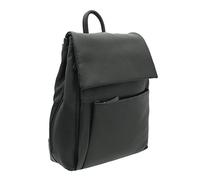 Ashlie Leather A4 Lightweight Leather Backpack With Grab Handle AC8201 Black