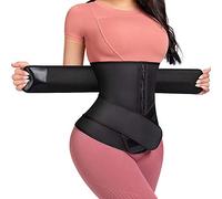 ASHLONE Latex Waist Trainer Corset Underbust Sport Cincher Womens Workout Body Shaper - - XXL