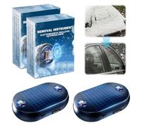 Ashloter 2PCS Electromagnetic Car Defroster, Anti Freeze Snow Removal Device, Auto Interference Antifreeze Instrument, Electro Magnetic De-Icing Snow-Melting De Icer