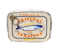 ASHLUYAK Makeup Bag Toiletry with Zipper Portable Clutch Canned Sardines Shape Makeup Organizer for Personal Care Beauty Creative Multi Function Weekend Vacation Case