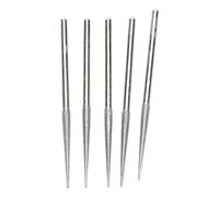 ASHLUYAK Sanding Needle 5PCS 3mm Shank Grinding Rods Mini Drill Diamond Grinding for Head Bur Needle Engraving Carving Polishing Glass Drill Bit