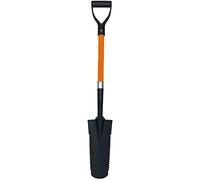 Ashman Short Handle Drain Spade Teeth Shovel (1 Pack), Sharp Shooter Shovel, Trenching Spade, Drainage Spade - Perfect Razor Blade Trenching Shovel D-Grip for Digging and Trenching and Transplanting.