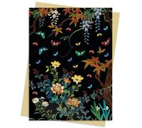 Ashmolean Museum: Cloisonne Casket with Flowers and Butterflies Greeting Card Pack : Pack of 6