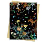 Ashmolean Museum: Cloisonné Casket with Flowers and Butterflies Greeting Card Pack: Pack of 6