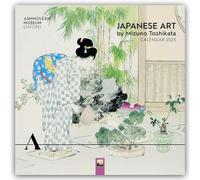 Ashmolean Museum: Japanese Art by Mizuno Toshikata Wall Calendar 2025 (Art Calendar)