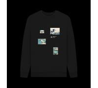 Ashmolean Vintage Collage Unisex Sweatshirt Colour: Black Ashmolean Museum Black XL