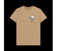 Ashmolean Vintage Wave Unisex T-Shirt (Front & Back Print) Ashmolean Museum Stone L