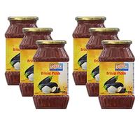 Ashoka Brinjal Pickle 575g (Pack of 6)- Perfect as a Side Condiment for Any Indian Dish - Eaten With Indian Dinner or With Indian Breakfast