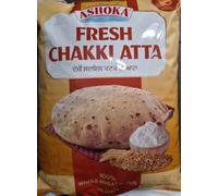 Ashoka Chakki Atta 5kg - Indian Whole Wheat Flour | Stoneground Style Atta for Chapati, Roti, Paratha & Puri | Everyday Indian Cooking Flour