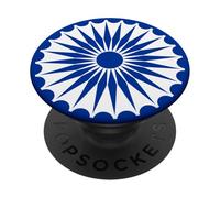 Ashoka Chakra Indian Flag Of India Wheel Spiritual Symbol PopSockets Adhesive PopGrip