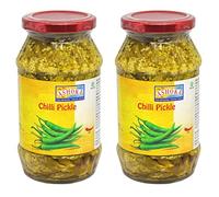 Ashoka Chilli Pickle 480g (Pack of 2) - Perfect as a Side Condiment for Any Indian Dish - Eaten With Indian Dinner or With Indian Breakfast