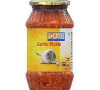 Ashoka Garlic Pickle 500g - Perfect as a Side Condiment for Any Indian Dish - Eaten With Indian Dinner or With Indian Breakfast
