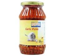 Ashoka Garlic Pickles 500g | Tangy & Spicy Flavour Relishes | Made with Premium Garlic & Authentic Spices | Perfect Accompaniment for Indian Meals (Pack of 1)