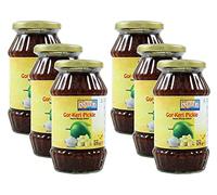 Ashoka Gor-Keri (Sweet Mango Pickle) 575g (Pack of 6)- Perfect as a Side Condiment for Any Indian Dish - Eaten With Indian Dinner or With Indian Breakfast