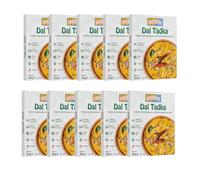Ashoka Heat to Eat Dal Tadka 280g x 10 | Ready to eat authentic Indian lentil snack | Vibrant & Flavourful | 100% Vegetarian