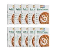 Ashoka Heat to Eat Delhi Dal Makhani 280g x 10 | Ready to eat authentic Indian black gram and kidney beans| Vibrant & Flavourful | 100% Vegetarian