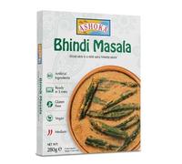 Ashoka Indian Ready Meals Collection, Gluten-Free, Vegan & Vegetarian Curry Pack,Heat & Eat,12 Authentic Dishes (Pack of 1, Bhindi Masala)