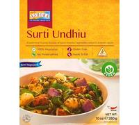 Ashoka Indian Ready Meals Collection, Gluten-Free, Vegan & Vegetarian Curry Pack,Heat & Eat,12 Authentic Dishes (Pack of 1, Surti Undhiu)