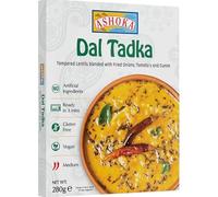 Ashoka Indian Ready Meals Collection, Gluten-Free, Vegan & Vegetarian Curry Pack,Heat & Eat,12 Authentic Dishes (Pack of 1, Dal Tadka)
