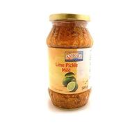 Ashoka Lime Pickle Mild | Mildly Spicy | Enhance The Taste of Indian Meals | Heathy Pickle | Unique Indian Flavours with Healthy Olive Oil | Try with Poppadoms | No Additives | Vegan | 500g Jar