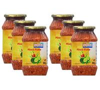 Ashoka Mixed Pickle 500g (Pack of 6)- Perfect as a Side Condiment for Any Indian Dish - Eaten With Indian Dinner or With Indian Breakfast