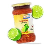 Ashoka Olive Oil Lime Pickle 300g | Authentic Indian Pickle with Fresh Limes | Rich in Flavor & Spices | Made with Premium Olive Oil (Pack of 1)