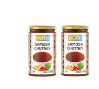 Ashoka Samosa Chutney 300g - Sweet & Tangy Indian Dip - Authentic Flavour for Snacks, Appetizers & Street Food (Pack of 2)