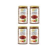 Ashoka Samosa Chutney 300g - Sweet & Tangy Tamarind Chutney for Snacks & Chaat Indian Dip - Authentic Flavour for Snacks, Appetizers & Street Food (Pack of 4)