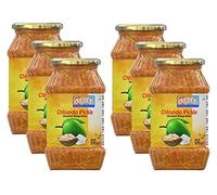 Ashoka Shredded Mango Pickle (Chundo) 575g (Pack of 6)- Perfect as a Side Condiment for Any Indian Dish - Eaten With Indian Dinner or With Indian Breakfast