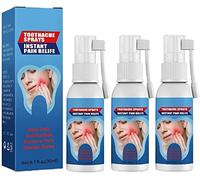 Ashopfun Freeze-ache Rapid Relief Dental Spray,Teeth Treatment Relief Toothache Muscle Pain Sprays Remedies Teeth,Pain Relief Spray for Teeth Treatment Relief Toothache Muscle Pain (3pcs)