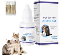 Ashopfun Rzxeaear Cleaner, Pet EarPro Drops, Ear Infection Treatment Drops,Effectively Relieves Ear Itching, Gentle and Refreshing Formula, Ideal for Daily Ear Care for Cats and Dogs (1 Pcs)