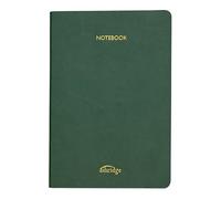 Ashridge Olive Green Softcover Notebook - Multicolour Edge, Vegan Leather, A4, 176 Pages