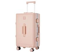 ASHSDI Travel Suitcase Luggage Zipperless with Aluminum Frame, Lightweight Hard Shell Suitcase with Spinner Wheels Lightweight and Robust (Color : E, Size : 26")