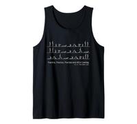 Ashtanga Yoga Sun Salutation - Minimalist Yoga Quote Tank Top