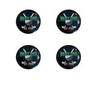 Ashton and Finch Best Dad by Par Golf Ball Markers - Pack of 4 with Metal Backs - Resin Domed, Waterproof, Rustproof - Funny Golf Gifts for Dad from Son or Daughter