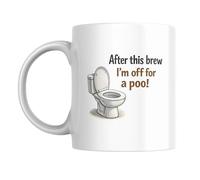 Ashton and Finch Funny Office Mug, 330ml, Toilet Humour Design, Coffee Cup for Tea Breaks
