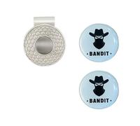 Ashton and Finch Golf Hat Clip & Ball Marker Set - Bandit Magnetic Design